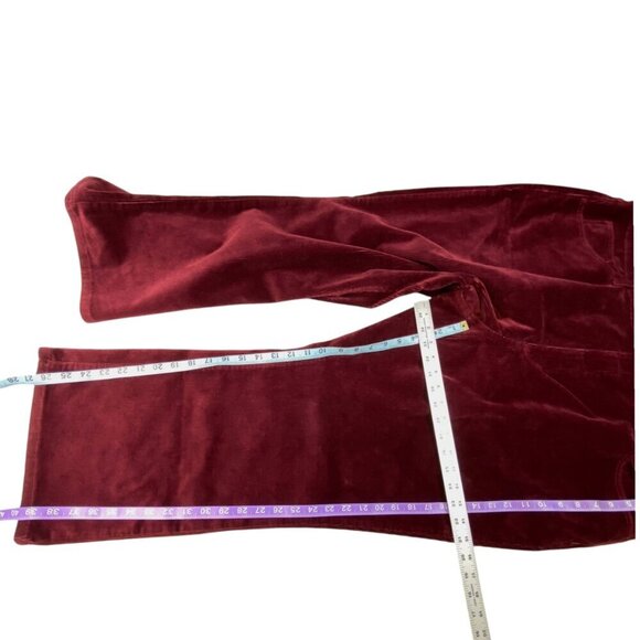 Universal Thread Corduroy High Rise Bootcut Pants Womens Size 24 Berry Red NEW - Picture 8 of 15